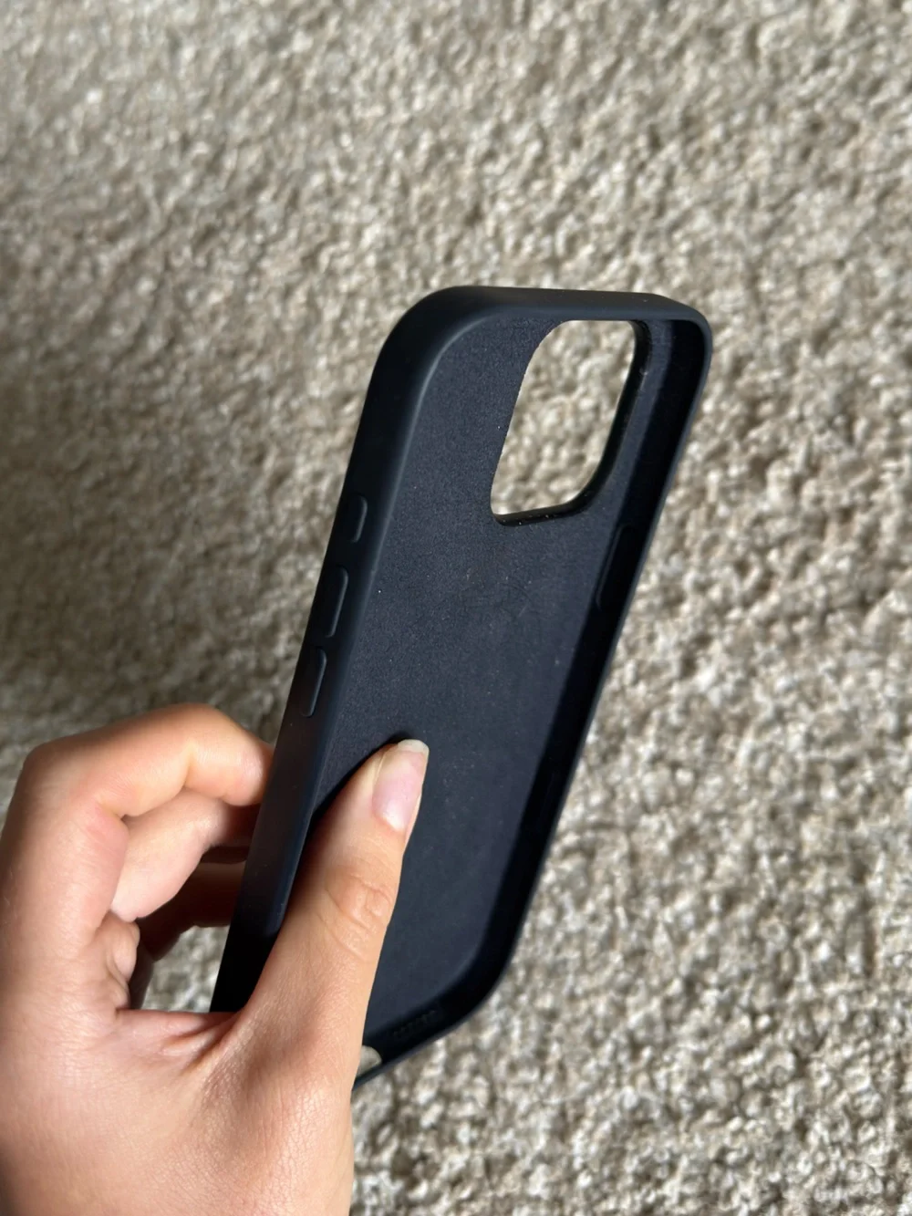 Apple iPhone 16 Pro Max Black Silicone Case
